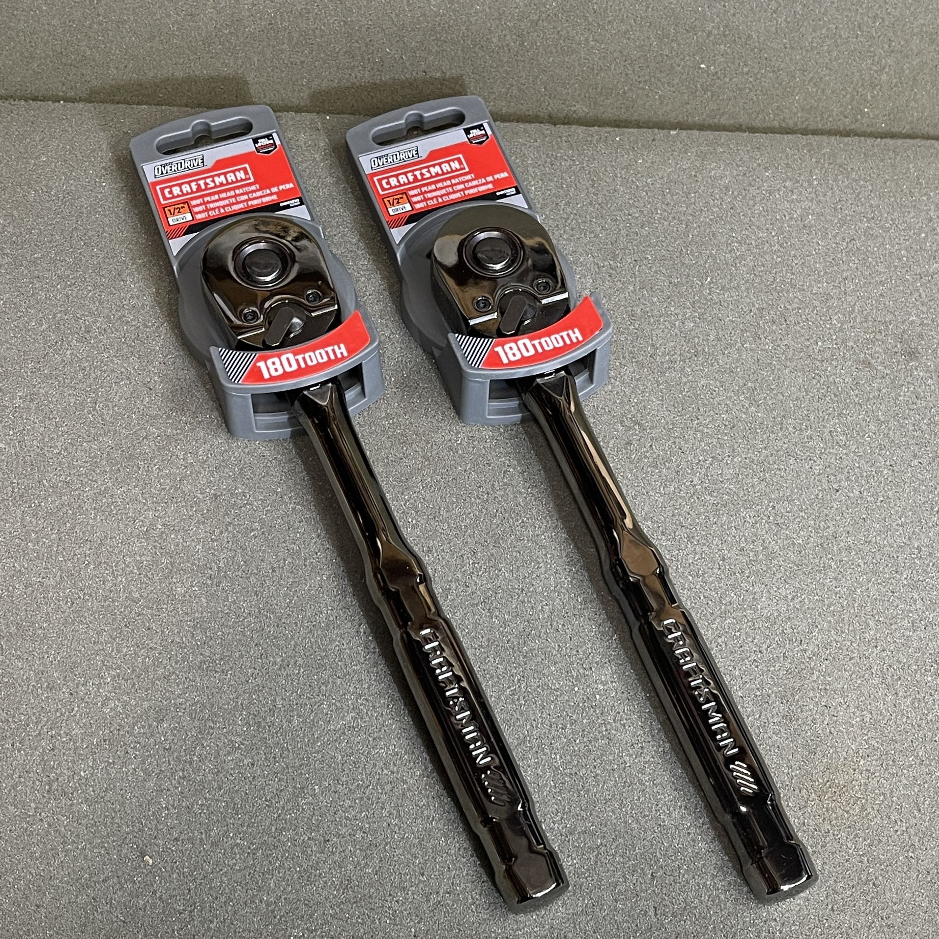 (New) Craftsman CMMT82113 1/2" Dr Gunmetal Chrome 180 Tooth Quick Release Ratchet