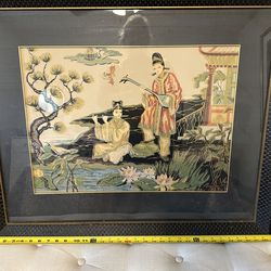33” x 27” Framed Asian Themed Print
