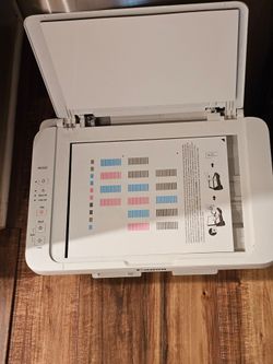 Canon PIXMA MG2522 All-in-One Inkjet Printer scanner copier in white.