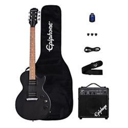 Electric Guitar W/Amp And Strap 