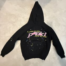 Spyder Hoodie Pink - Black 