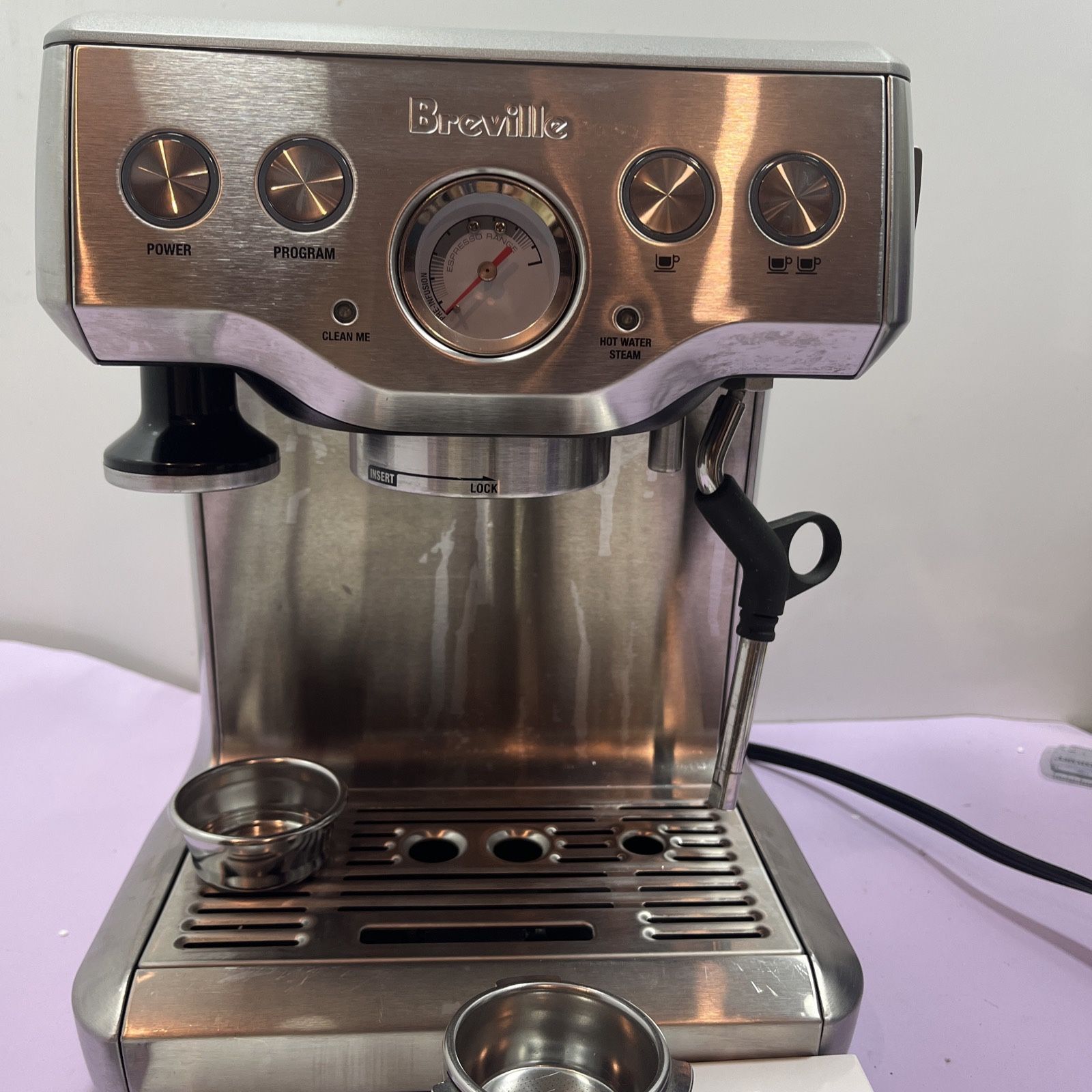 Breville BES840XL Infuser Espresso Machine - Silver