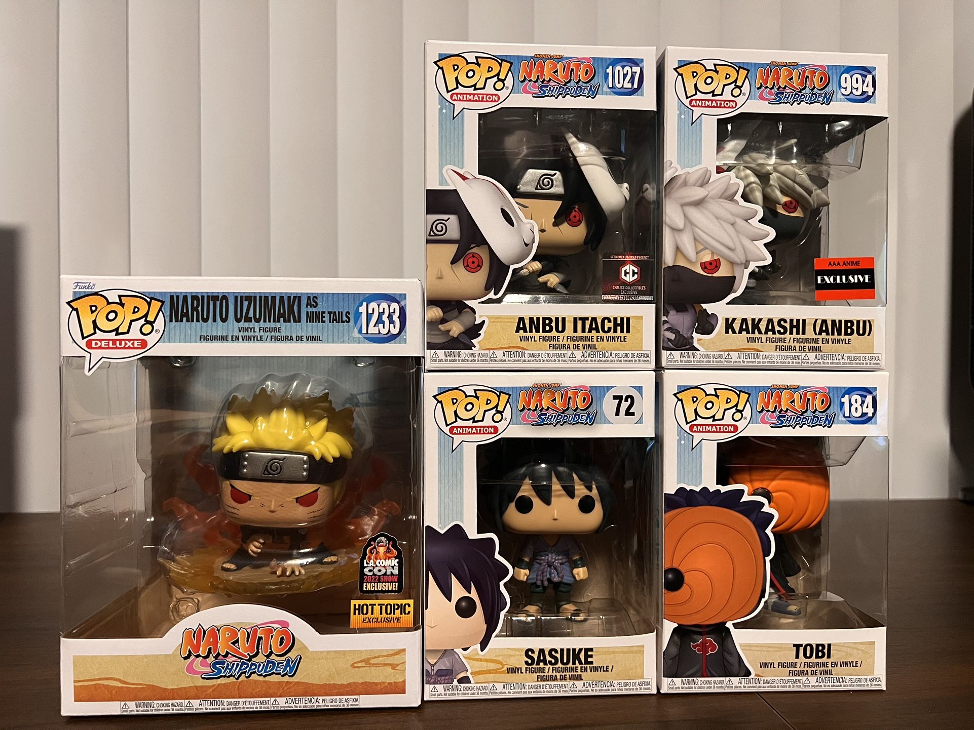 Naruto Funko Pop Lot #4 