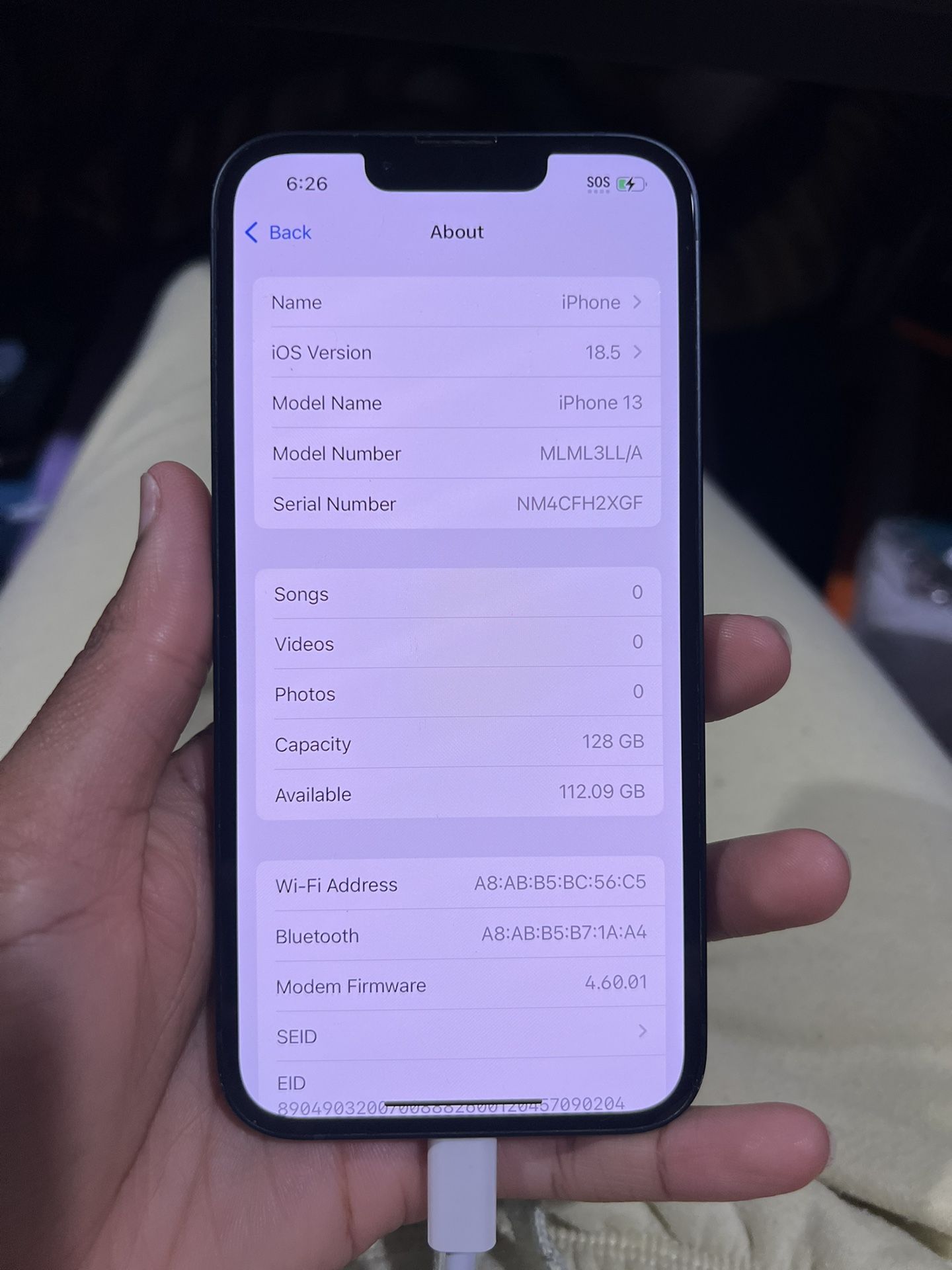 IPhone 13 128gb Midnight AT&T Locked