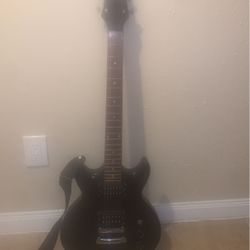 Black Ibanez Electric guitar 