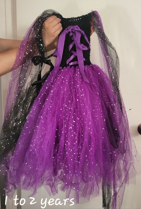 Baby Girls Tutu Witch Costume