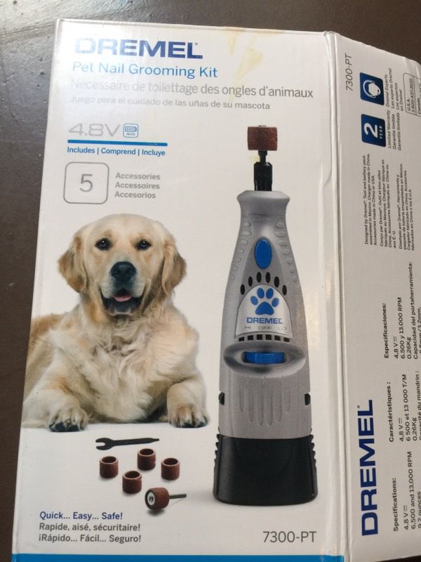 Dremel pet nail grooming kit