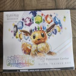 POKEMON CENTER PRISMATIC EVOLUTIONS ELITE TRAINER BOX POKEMON