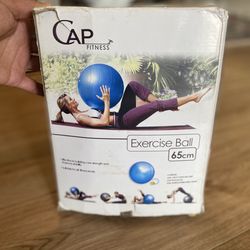 CAP Fitness Exercise Ball 65cm with Pump  Brnad now in the box