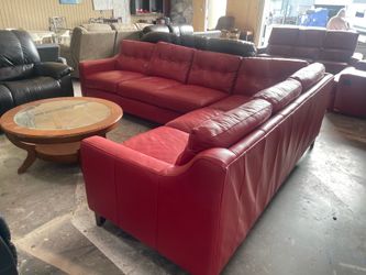 Red sectional