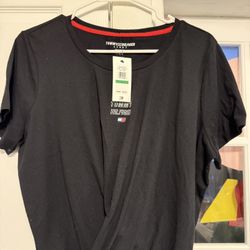 Tommy Hilfiger Sport Black T-Shirt - Size L