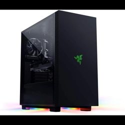 Razer - Tomahawk Mid-tower ATX Gaming Chassis with Chroma RGB - Black