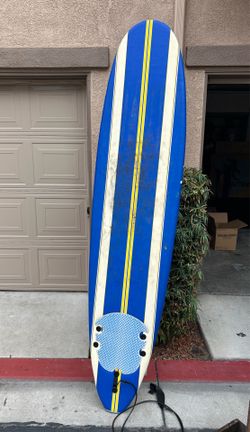 “WAVESTORM” 8’ SOFT TOP FOAM SURFBOARD
