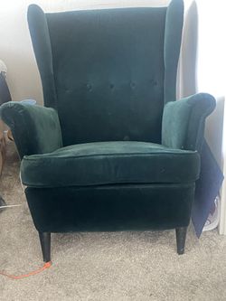 Suede Green Chair