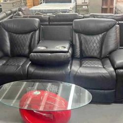 Vendo Juego De Sofá Y Loveseat Reclinable 
