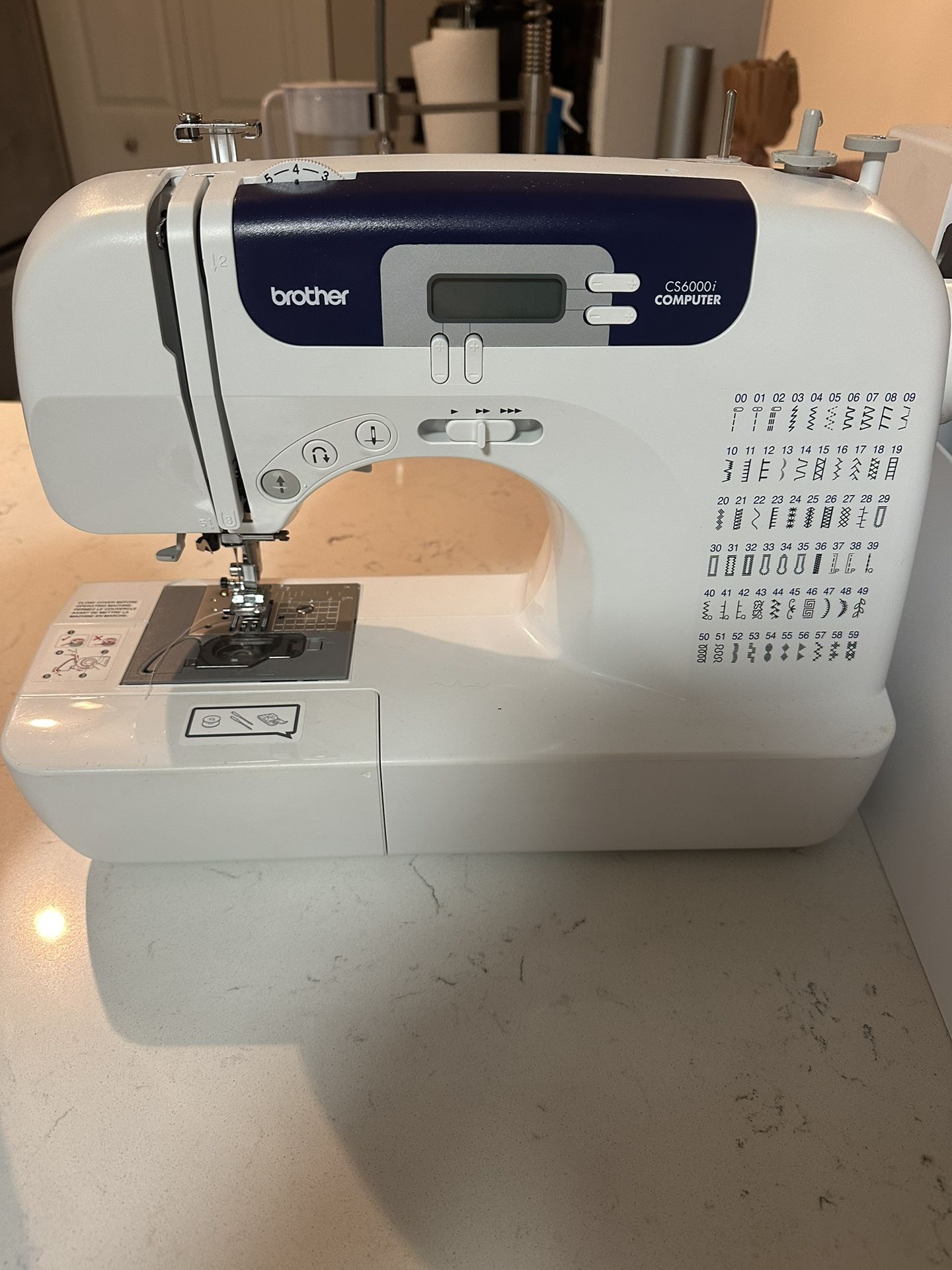 Brother Sewing Machine + Singer Spool Set