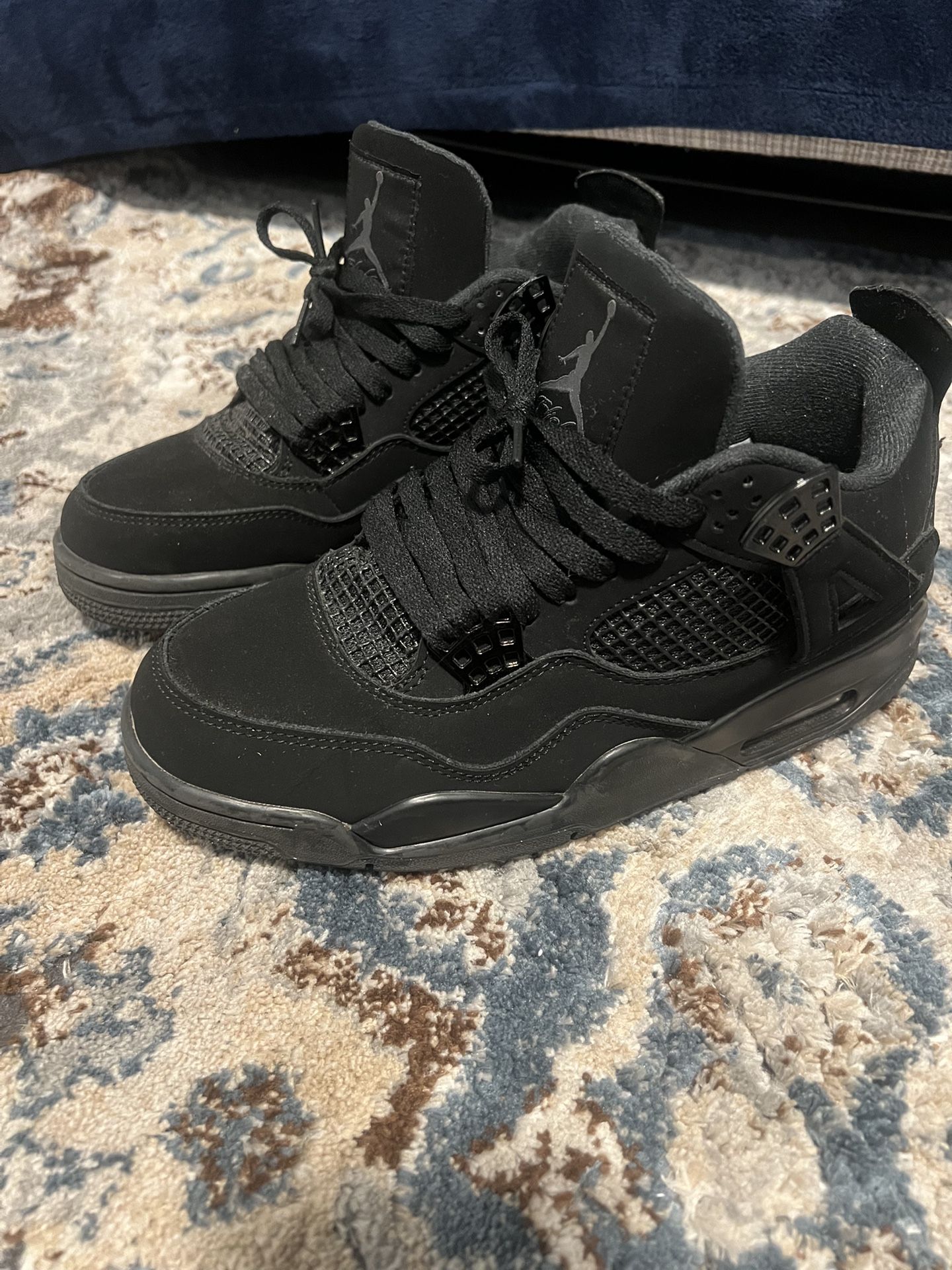 Black Cat Jordan 4 Retro 2025 Men Size 9 New Without Box