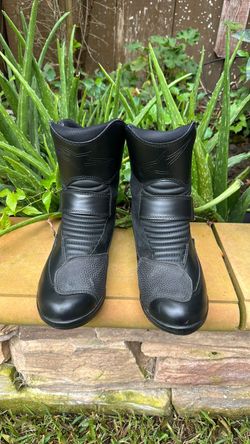 Alpinestars Black Motorcycle Riding Boots