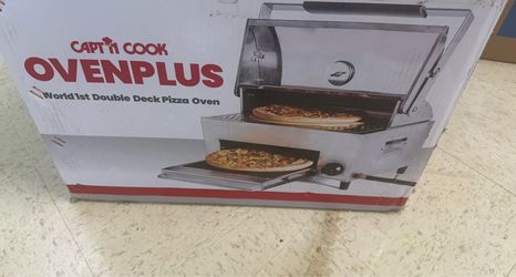 Double deck pizza oven
