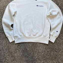 White champion crewneck
