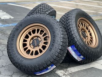 17 Method MR318 wheels rims AT Tires Toyota Tacoma Land Cruiser GX