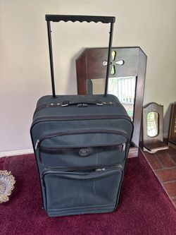 Rolling double suitcase