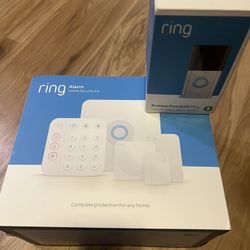 Ring doorbell plus & alarm Home Security System