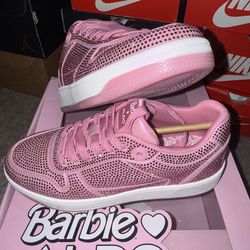 Pink Barbie Aldo Bedazzled Shoes 6.5W