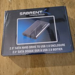 Sabrent Hard Drive Enclosure USB 2.0 to 2.5"