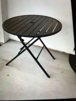 patio table foldable 32 W x 32 L x 29 H inches