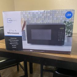 New Black Microwave 