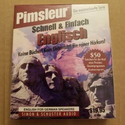 Pimsleur Schnell & Einfach Englisch
English For German Speakers CD 