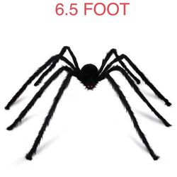 Giant Spider Decoration, Halloween Decorations Outdoor Large Spider Props 6.6FT