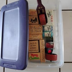 Christmas Rubber Stamps & Supplies