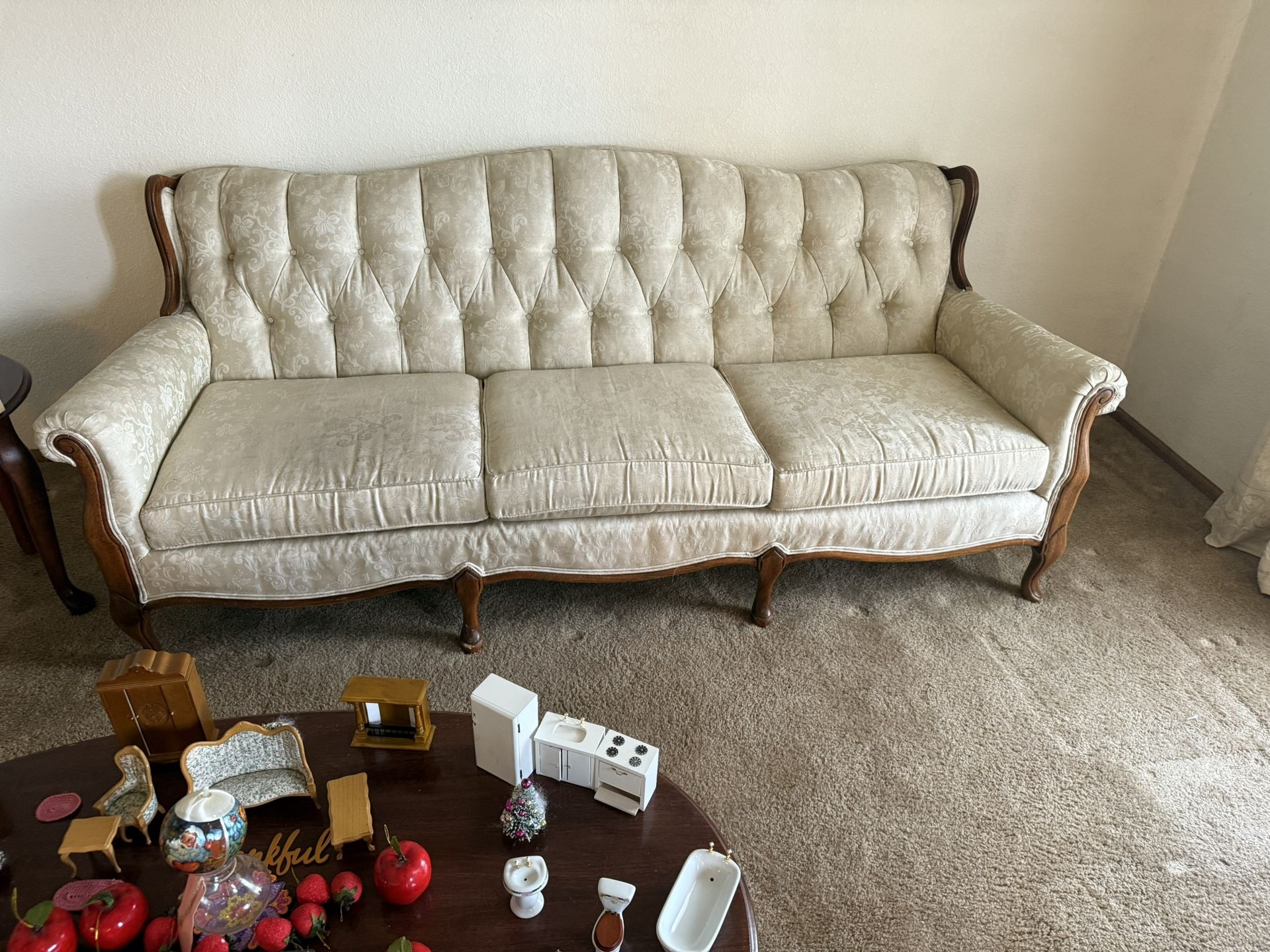 French Couch, Love Chair & Chair