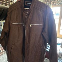 Brand New Leather Jacket-XLT