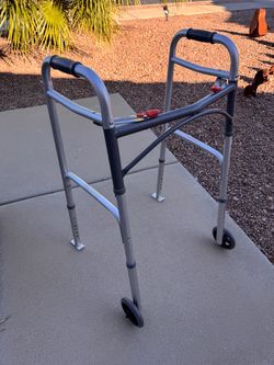 Folding Walker with Wheels