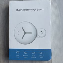Brand new Dual Wireless Charging Pad For iPhone And Apple Watch
