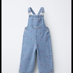 Heart Embedded Overalls