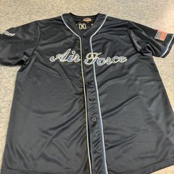 Vintage Heavyweight US Air Force Baseball Jersey 