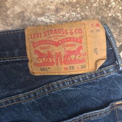 Levi’s 501 Denim Jeans, Great Condition