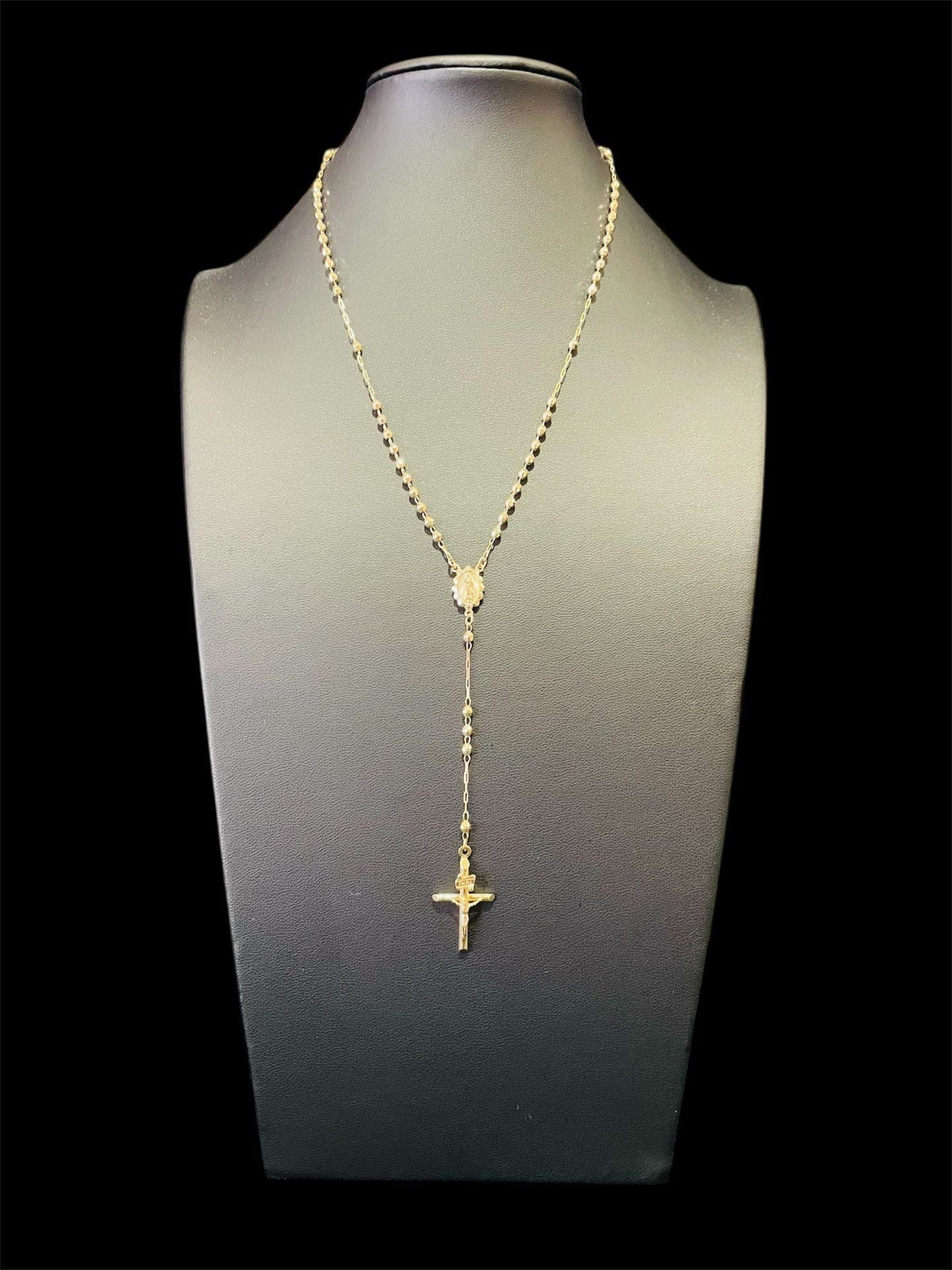 18” 10K Yellow Gold Rosary