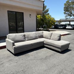 2 Piece Gray Ashley Furniture Sectional ($10 Delivery )