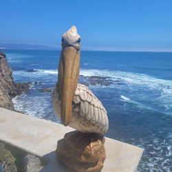 Concrete Pelican Statue 