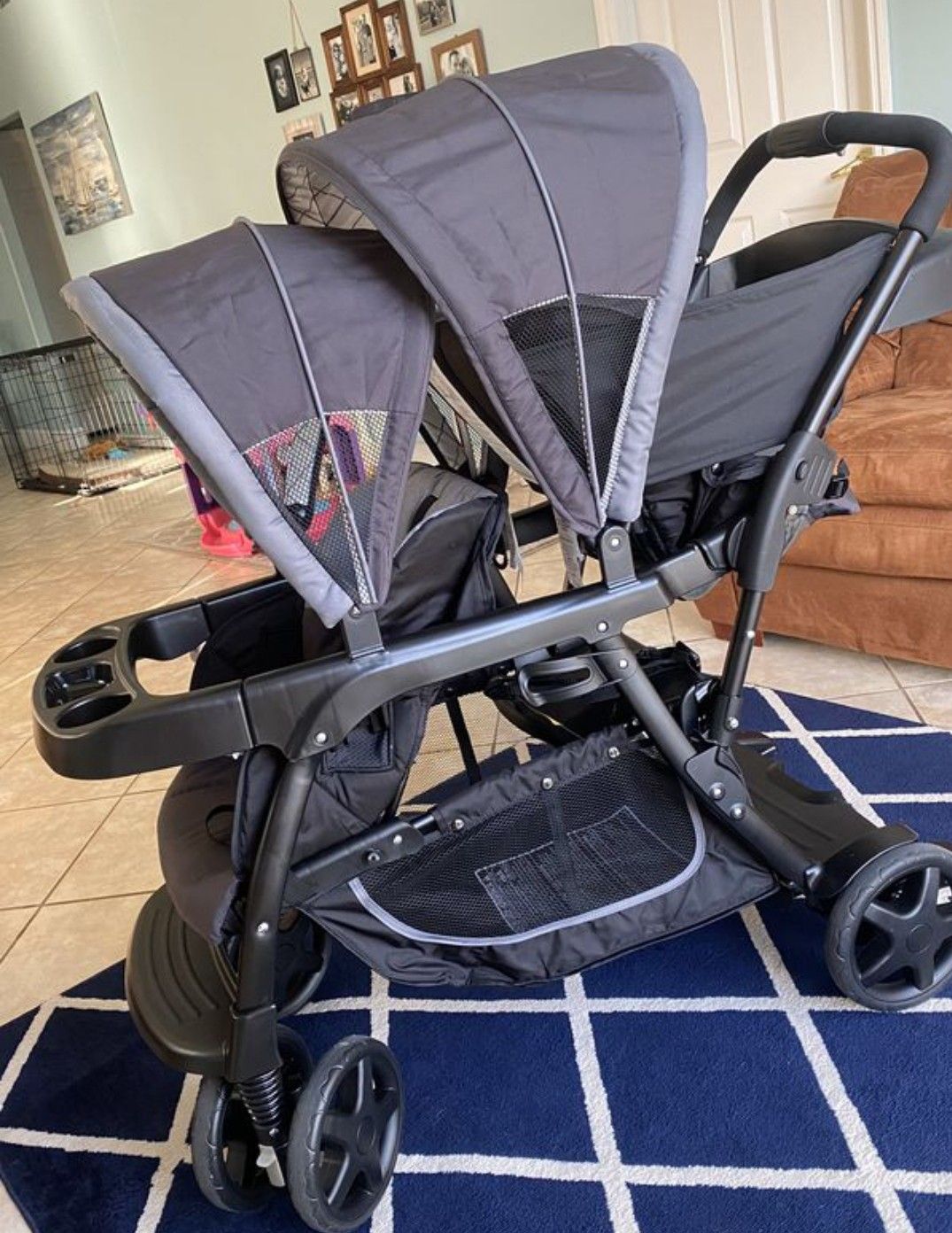 Graco double LX ready to grow double stroller