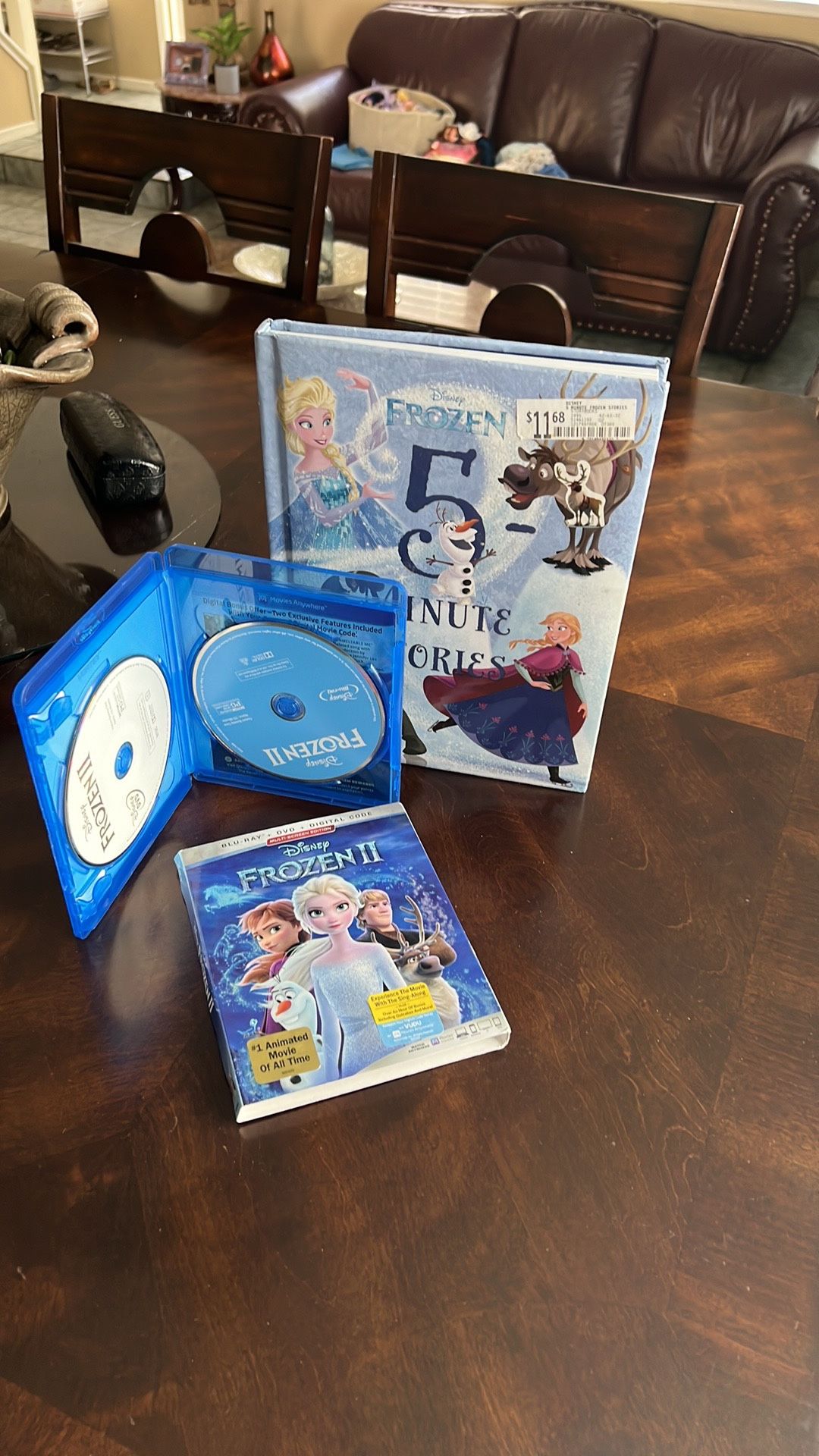 Disney Bundle DVD Frozen 2 And 5 Minutes Story 