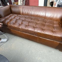 Mitchell Gold + Bob Williams Reese Visit > Leather Sleeper Sofa