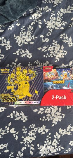 Pokemon Surging Sparks Elite Trainer Box & Booster Bundle