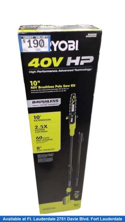 Ryobi Ry40hp9so1k Yellow Pole Saw