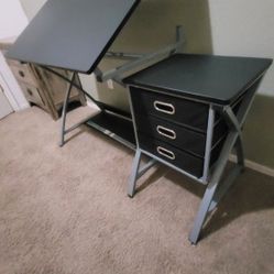 Drafting Desk With Stool